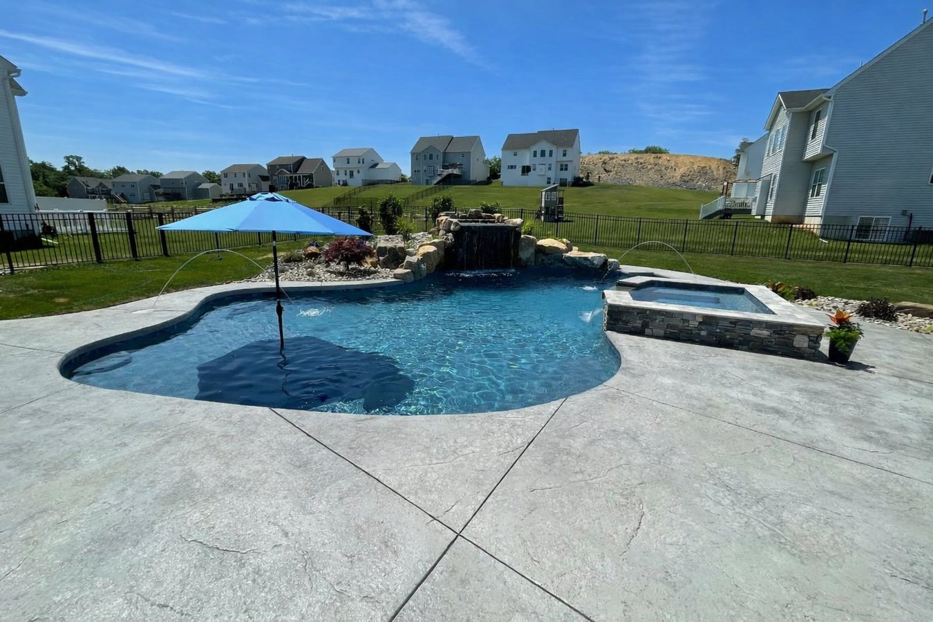 Concrete pool decks in Buena Park, CA